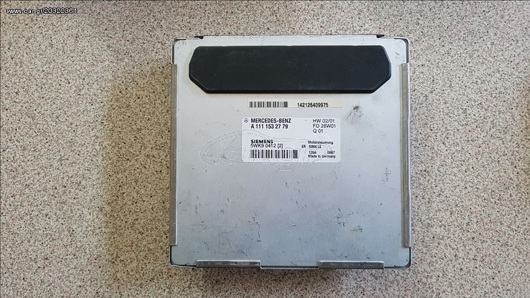 Εγκέφαλος κινητήρα Plug & Play Engine Control Unit (ECU) MERCEDES BENZ CLK W208  A1111532779 5WK90412