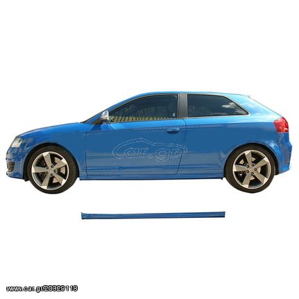 Πλαινά Μασπιέ Για Audi A3 8P 03-12 3D Από Πολυεστέρα 2 Τεμάχια