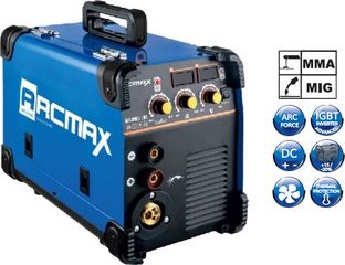 ARCMAX MAX MIG195 Ηλεκτροκόλληση Inverter MMA-MIG-TIG