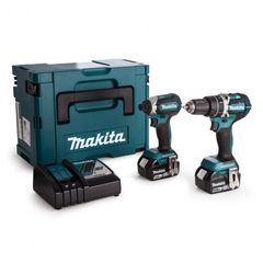 MAKITA DLX2180MJ ΚΡΟΥΣΤΙΚΟ ΔΡΑΠΑΝ/ΒΙΔΟ DHP484 ΠΑΛΜΙΚΟ ΚΑΤΣΑΒΙΔΙ DTD153 BRUSHLESS ΣΕΤ (2X4.0AH)