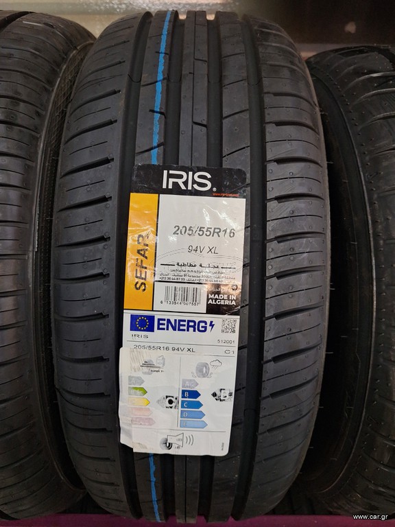 ΕΛΑΣΤΙΚΑ 205/55 R16 IRIS ΚΑΙΝΟΎΡΙΑ!!