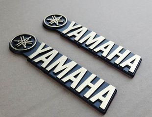 YAMAHA Εμβλήματα ντεπόζιτο  Πλαστικά Ανάγλυφα χρωμίου!!!