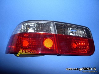 Φανάρια πίσω Honda Civic 96+ 2D RED/CLEAR  