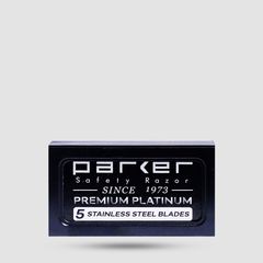 Λεπίδες Ξυρίσματος - Parker - Premium Platinum 1 X 5 Τεμάχια