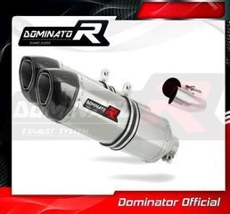 Dominator Εξατμίσεις Διπλά Τελικά HP1 S.Steel/Carbon End Ducati Monster 796 2010 - 2015 Με Σιγαστήρες