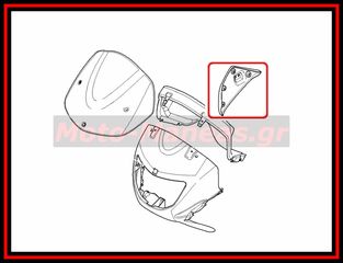 ΒΑΣΗ ΕΜΠΡΟΣ ΔΕΞΙΟΥ ΦΛΑΣ BMW F650 GS DAKAR 2000-2007