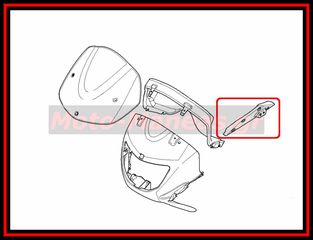 ΒΑΣΗ ΕΜΠΡΟΣ ΑΡΙΣΤΕΡΟΥ ΦΛΑΣ BMW G650 GS 2008-2010