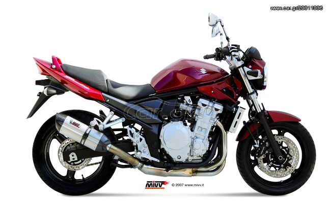 ΕΞΑΤΜΙΣΗ MIVV "SUONO" SUZUKI GSF650 BANDIT '07-'15 / GSX 650F '08-'15