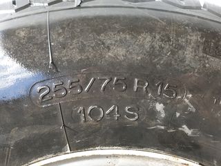 1 ΡΕΖΕΡΒΑ ΑΝΑΓΚΗΣ 255/75/15 ΟΙΚΟΝΟΜΙΚΑ ΕΛΑΣΤΙΚΑ <<ΔΕΛΗΓΙΑΝΝΙΔΗΣ>>-thumb-2