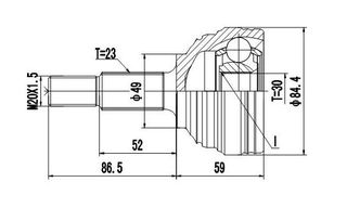 Μπιλιοφόροι (23Χ30) () Dacia: Logan, Sandero Renault: Clio, Megane