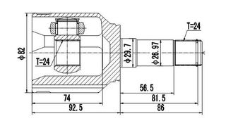 Μπιλιοφόροι (24Χ24) (εσωτ.) Fiat: Doblo (2003-)