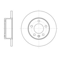  ΣΕΤ ΕΜΠΡΟΣ ΔΙΣΚΟΠΛΑΚΕΣ OPEL OMEGA A 258mm 