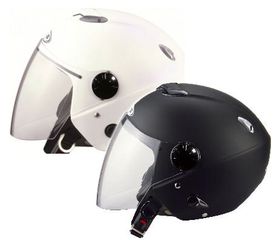  Κράνος ZEUS ZS-506 Άσπρο & Μαύρο