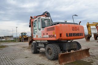 Εκσκαφέας Με Λάστιχα Liebherr 2007 A904 C LITRONIC -thumb-2