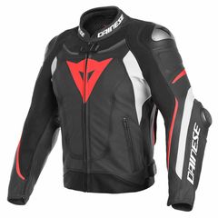 DAINESE SUPER SPEED 3 PERF. LEATHER JACKET Black/White/Fluo-red δερμάτινο μπουφάν καλοκαιρινό ΠΡΟΣΦΟΡΑ ΑΠΟ 730Ε ΤΩΡΑ ΜΟΝΟ