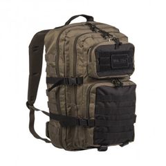 Mil Tec Σάκος Πλάτης Assault LG Tactical 36 Λίτρων - Χακί/Μαύρο