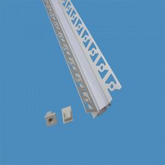 Προφίλ αλουμινίου για ταινίες LED γυψοσανίδας γωνιακό εσωτερικά 2m VTAC 3362