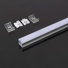 Προφίλ αλουμινίου για ταινίες LED 2000 x 17.2 x 15.5mm VTAC 3354