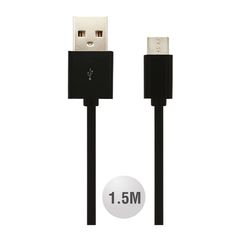 Καλώδιο Micro USB μαύρο 1.5m VTAC 8448