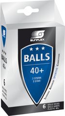 Sunflex Μπαλάκια Ping Pong 3-Star 6τμχ (97252)