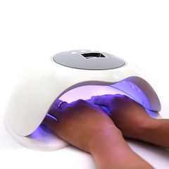Επαγγελματικό Φουρνάκι Νυχιών 72W για δύο χέρια με Ψηφιακή Ένδειξη Χρόνου UV LED Lamp 2 in 1
