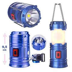 Pocket Camping LED Lamp - Mini Φορητό Πτυσσόμενο Φανάρι & Φακός Κάμπινγκ 200LM