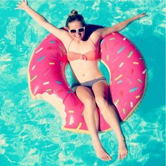 Μεγάλο Φουσκωτό Σωσίβιο Ντόνατ 120εκ - Donut Swimming Ring