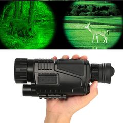 Ψηφιακό Μονόκυαλο & Κάμερα Νυχτός 5x40 με Νυχτερινή Όραση Υπέρυθρων 200m & Καταγραφή Βίντεο ή Φωτογραφιών