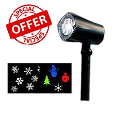 Νυχτερινός Διακοσμητικός Χριστουγεννιάτικος Γιορτινός Φωτισμός  - LED Pattern Projector 2253