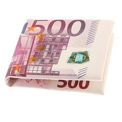 Πρωτότυπο Πορτοφόλι με Σχέδιο Χαρτονόμισμα των 500 ευρώ