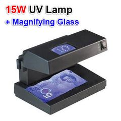 Μηχανή Ανίχνευσης Πλαστών Χαρτονομισμάτων με Ισχυρό Φωτισμό UV 15W
