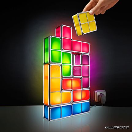 Tetris Light – Ρετρό Φωτιστικό με τα αγαπημένα σας τουβλάκια