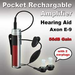Επαναφορτιζόμενα Ακουστικά Ενίσχυσης Ακοής & Βοήθημα Βαρηκοίας Pocket Size Ε9 - 130dΒ