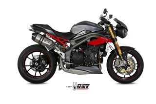 ΕΞΑΤΜΙΣΕΙΣ MIVV "SPEED EDGE" HIGH POSITION TRIUMPH SPEED TRIPLE 1050 '16>