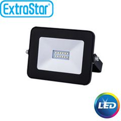 Extra Slim Προβολέας LED 10W Θερμό Λευκό - Αδιάβροχος IP65 Υψηλής Απόδοσης - 80 οικονομία ExtraStar 90331