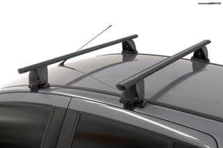 ΜΠΑΡΕΣ ΟΡΟΦΗΣ PRO 112 CM (ΟΒΑΛ/ΜΕΤΑΛΛΙΚΕΣ) - 2 ΤΕΜ. για NISSAN Micra (K13) 5d '10>'17
