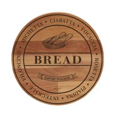 ΠΛΑΚΑ Σερβιρίσματος Φ30x1,9cm, από Οξυά, για Ψωμί BISETTI 26804