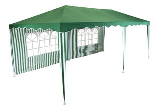 ΚΙΟΣΚΙ Gazebo Πράσινο/Λευκό 3x6m UNIGREEN 11364