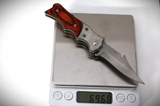 Mini πτυσσόμενο μαχαίρι τσέπης, με πανίσχυρη ατσάλινη λεπίδα και με ξύλινη λαβή-thumb-6
