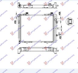 Ψυγείο Νερού MERCEDES CLK Coupe / 2dr 1997 - 2002 ( C208 ) 200 (208.335)  ( M 111.945  ) (136 hp ) Βενζίνη #018106300