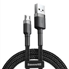 Baseus USB Cable to Micro USB 2.4A, 1M Gray Black