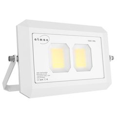 Λευκός Προβολέας LED 100W Σε Ψυχρό Λευκό Φώς (6000Κ) ATMAN IP66 - Ψυχρό (5000-6500Κ)