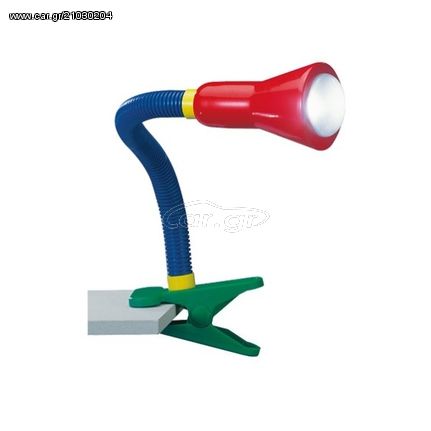 Trio Lighting Flexo Πορτατίφ Με Κλίπ 1Φ Πολύχρωμο 5028010-17 - Νίκελ