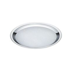 Trio Lighting Miko Πλαφονιέρα LED 95W Σε Χρώμιο Με Εφέ Αστεριών Color Dimmable  675610106