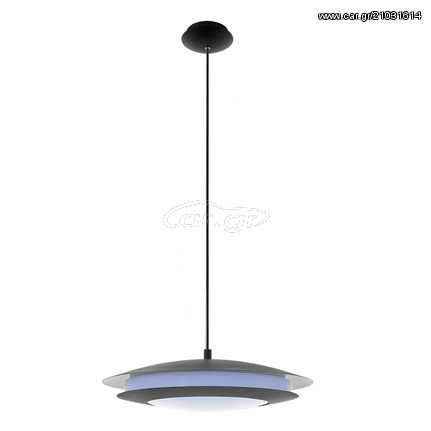 Πολύφωτο LED 27W RGB + Tunable White Σε Μαύρο Και Λευκό Χρώμα Eglo Moneva-C 96979