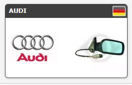 Καθρεφτής - Κρύσταλλο Audi A4 1994 - 2017, Audi A4 allroad 2009 - 2016, Audi A4 1994 - 2001 exartimata