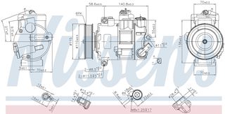 Συμπιεστής A/C (κομπρεσέρ) VW Golf V / Seat Leon / Audi A3 / Skoda Octavia-thumb-2