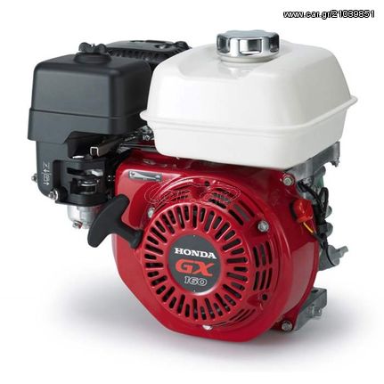 Κινητήρας βενζίνης HONDA GX160 Q (άξονας με σφήνα & φίλτρο αέρος σε λάδι) 163cc / 4.8hp