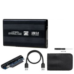 Εξωτερική Θήκη Σκληρού Δίσκου - External Case HD enclosure Serial ATA 2.5'' USB 3.0 Black ΟΕΜ με θήκη (Κωδ. 1-PER0001)