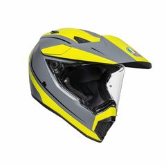 ΚΡΑΝΟΣ DUAL AX-9 PACIFIC ROAD MATT GREY / YELLOW FLUO / BLACK| AGV